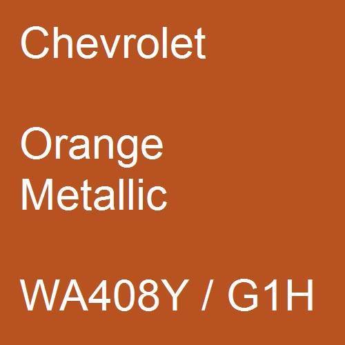 Chevrolet, Orange Metallic, WA408Y / G1H.